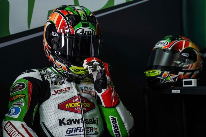 2021SBK第1戦アラゴン WSS300：岡谷雄太（MTM Kawasaki）