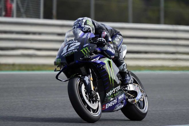 2021年MotoGP第6戦イタリアGPのFP1でマーベリック・ビニャーレス（モンスターエナジー・ヤマハMotoGP）がトップタイム
