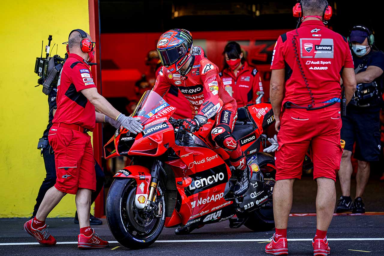 2021年MotoGP第6戦イタリアGP　フランセスコ・バニャイア（ドゥカティ・レノボ・チーム）