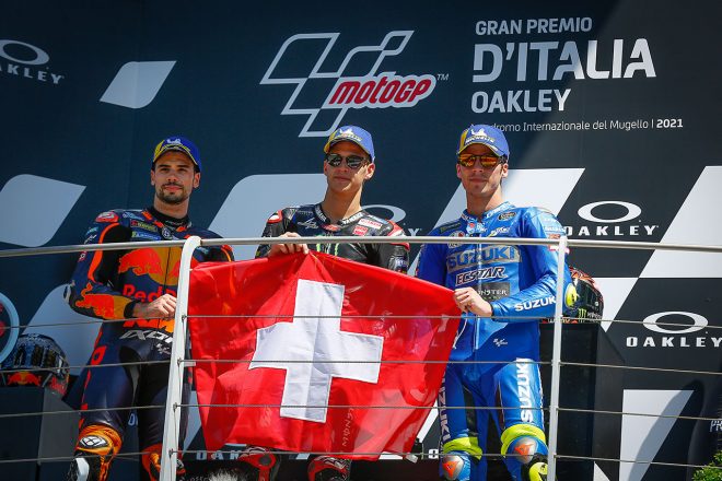 2021MotoGP第6戦イタリアGP 表彰台