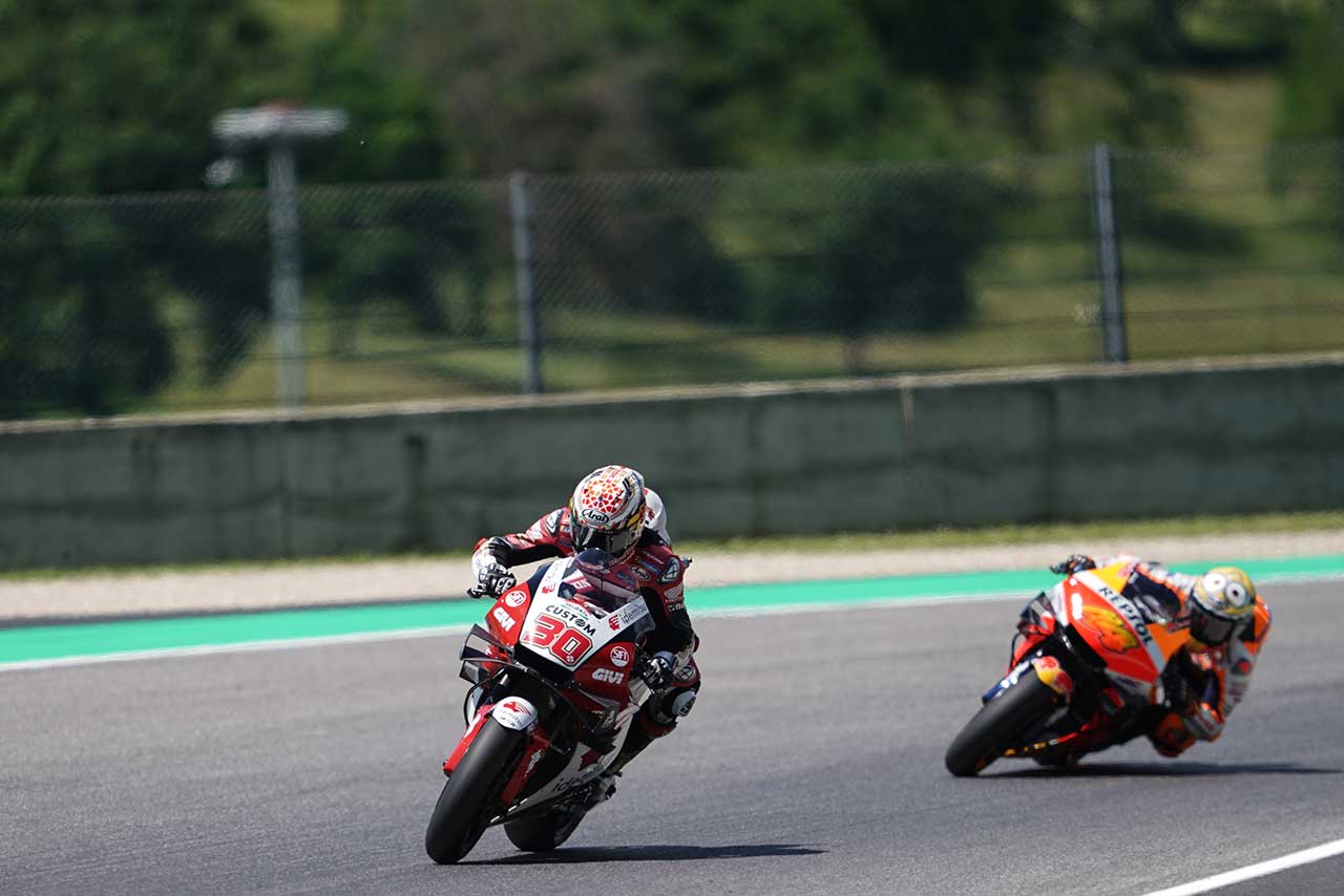2021年MotoGP第6戦イタリアGP決勝　中上貴晶（LCRホンダ・イデミツ）