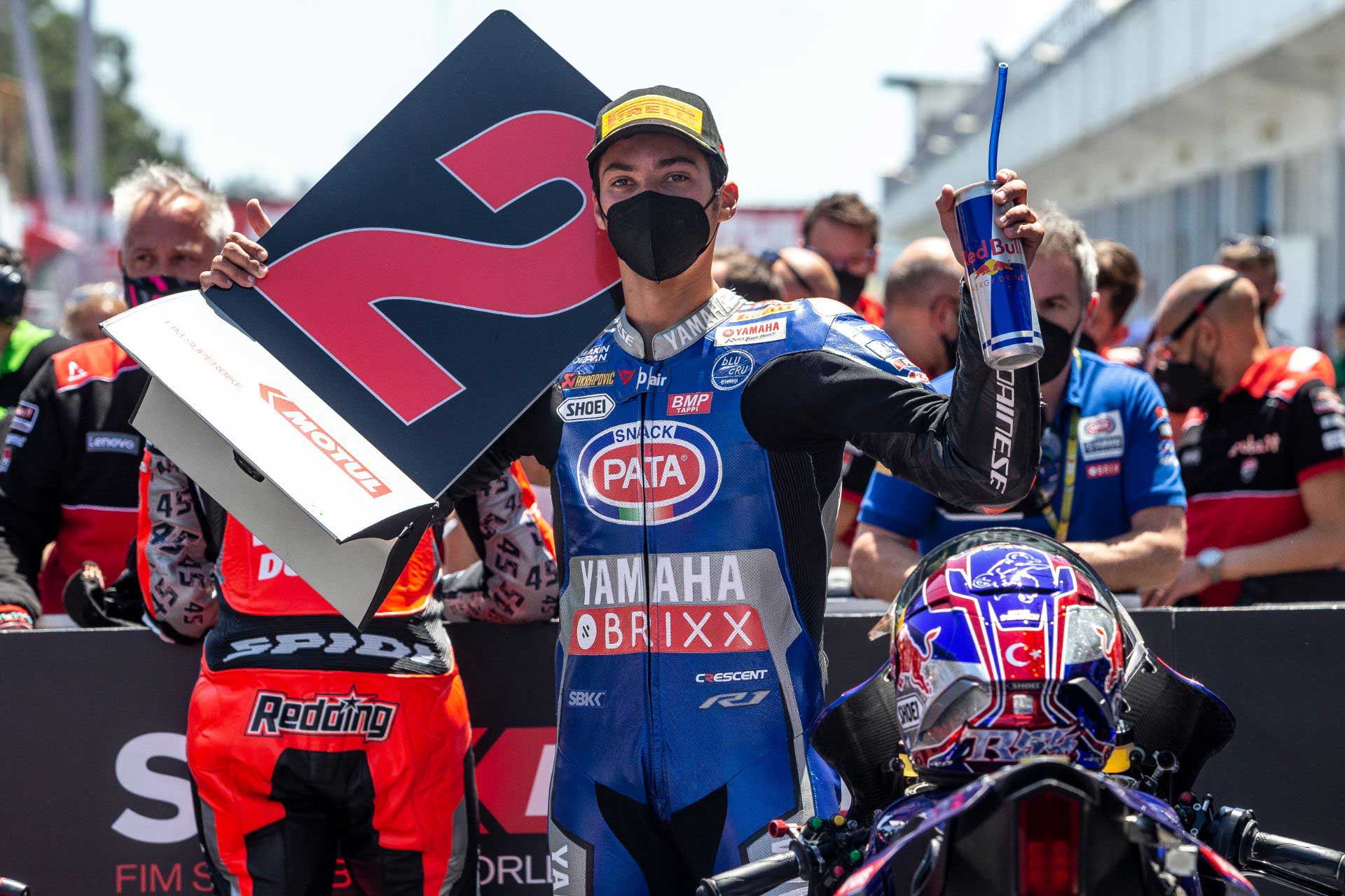 2021年SBK第2戦エストリル　レース1：トプラク・ラズガットリオグル（Pata Yamaha with BRIXX WorldSBK）