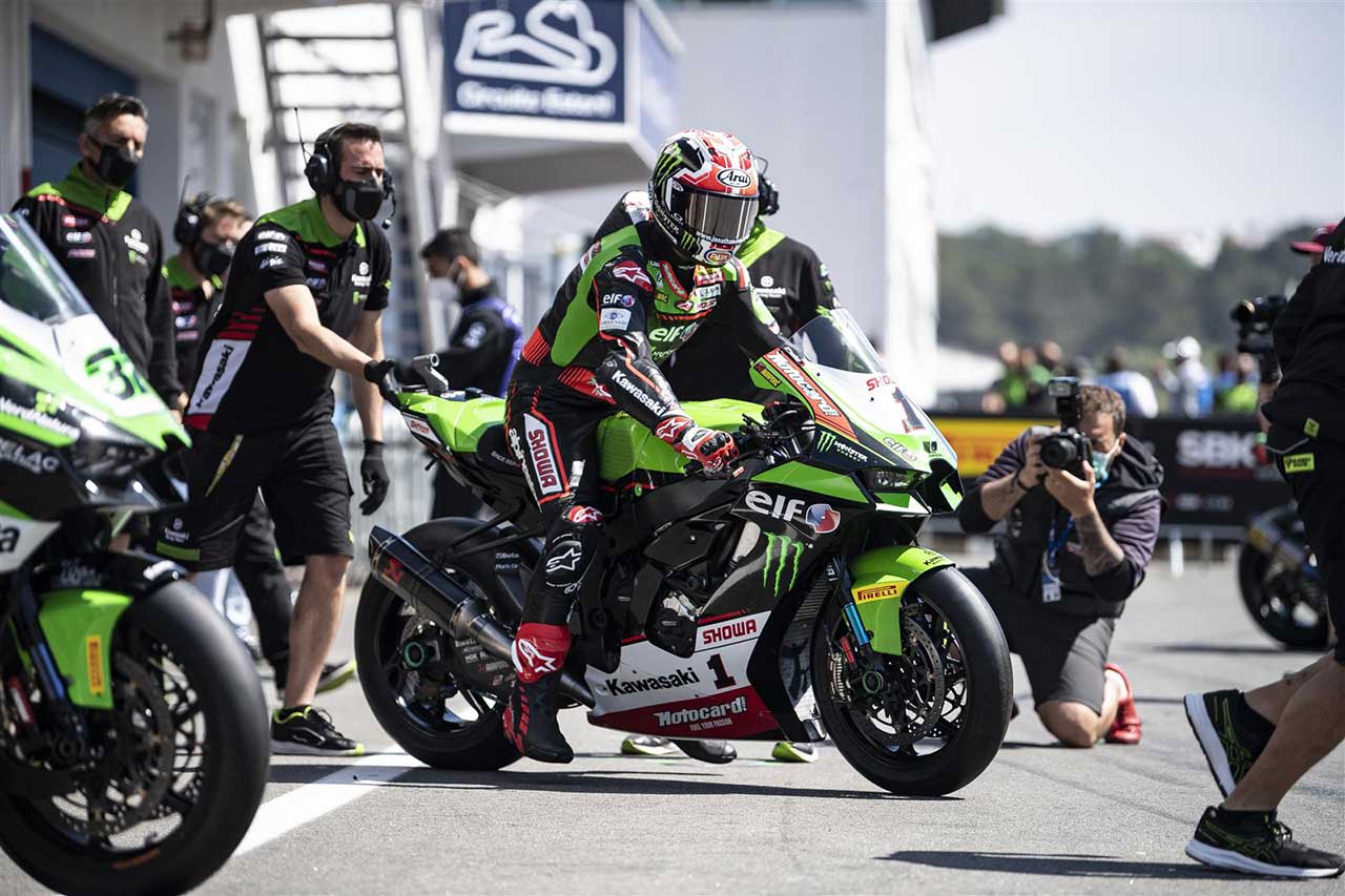 2021年SBK第2戦エストリル　決勝レース1：ジョナサン・レイ（Kawasaki Racing Team WorldSBK）