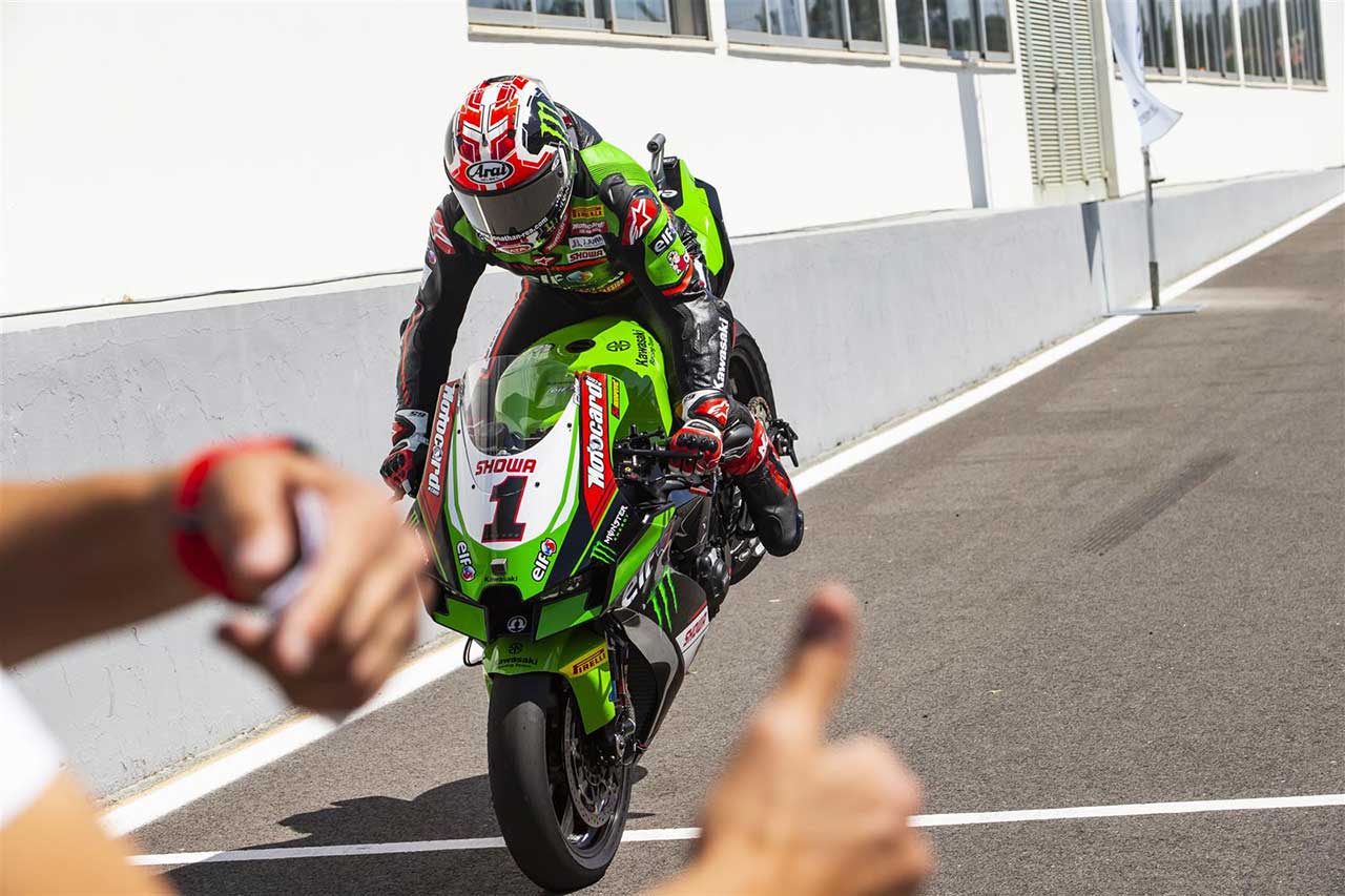2021年SBK第2戦エストリル　スーパーポールレース：ジョナサン・レイ（Kawasaki Racing Team WorldSBK）