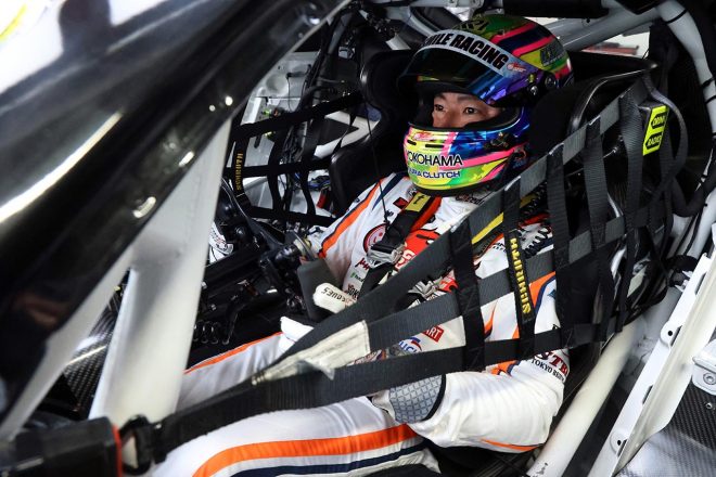 スーパーGT GT300クラスでグッドスマイル 初音ミク AMGをドライブする片岡龍也