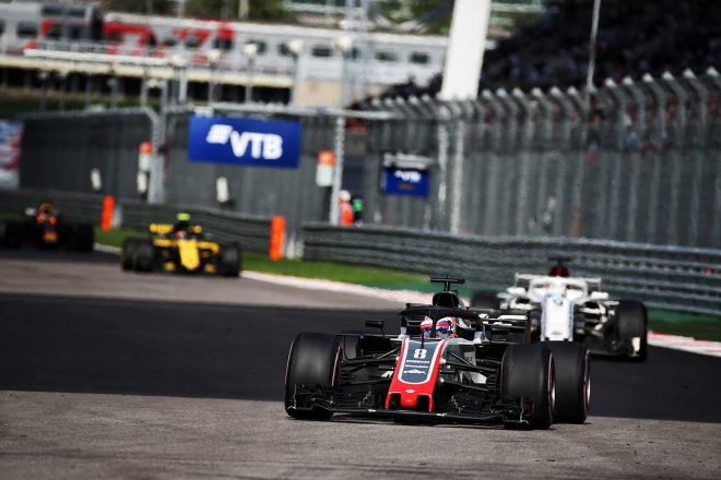 2018年F1第18戦ロシアGP　ロマン・グロージャン（ハース）