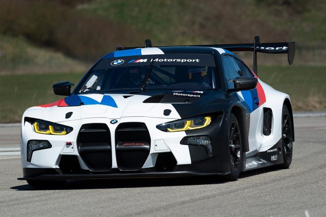 ニュルブルクリンク24時間に先駆けて正式にお披露目された新型BMW M4 GT3