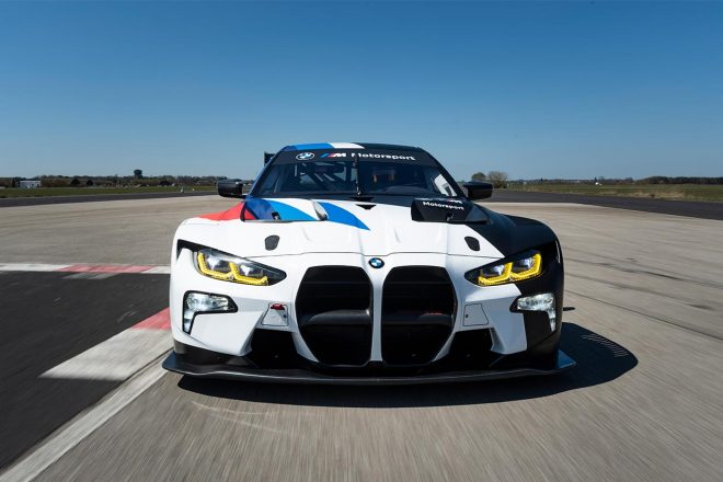 ニュルブルクリンク24時間に先駆けて正式にお披露目された新型BMW M4 GT3