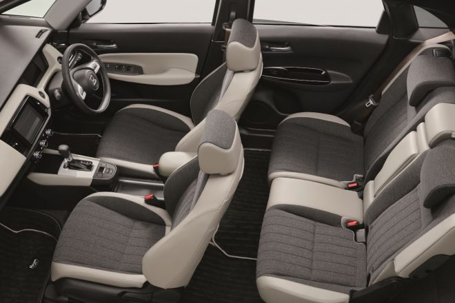 ホンダ・フィットのインテリア