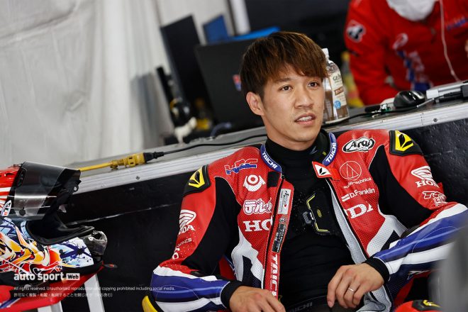 Team HRCからテストに参加した長島哲太／2021鈴鹿8耐 4メーカー合同テスト・タイヤメーカーテスト