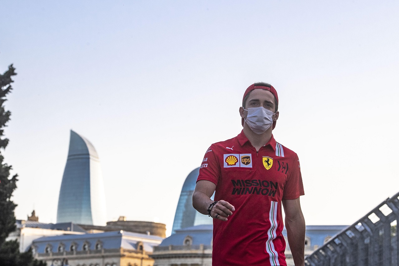 2021年F1第6戦アゼルバイジャンGP　シャルル・ルクレール（フェラーリ）