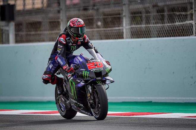 2021年MotoGP第7戦カタルーニャGP　ファビオ・クアルタラロ（モンスターエナジー・ヤマハMotoGP）
