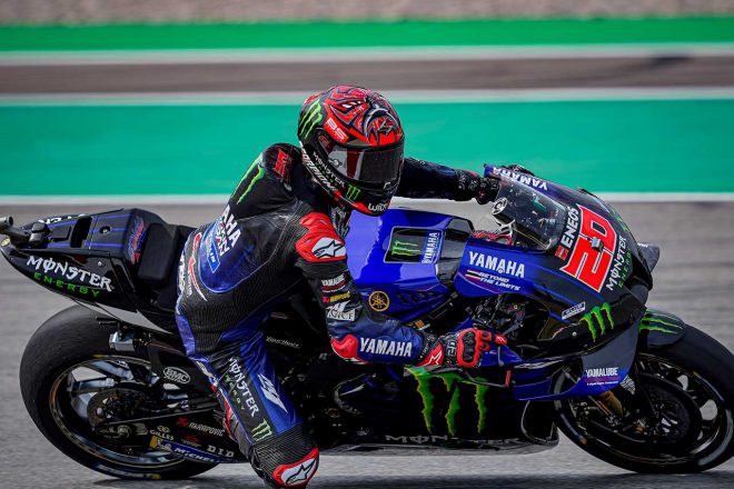 2021年MotoGP第7戦カタルーニャGP　ファビオ・クアルタラロ（モンスターエナジー・ヤマハMotoGP）が5戦連続のポールポジション