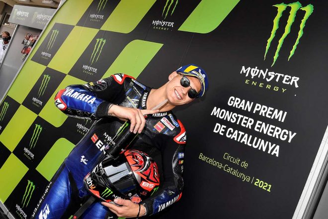 2021年MotoGP第7戦カタルーニャGP予選　ファビオ・クアルタラロ（モンスターエナジー・ヤマハMotoGP）