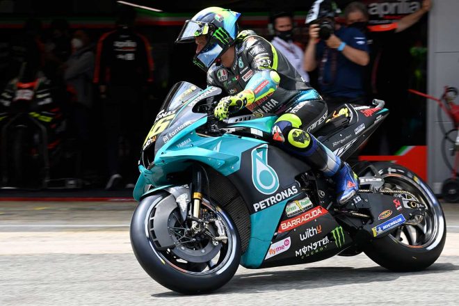 2021年MotoGP第7戦カタルーニャGP　バレンティーノ・ロッシ（ペトロナス・ヤマハSRT）