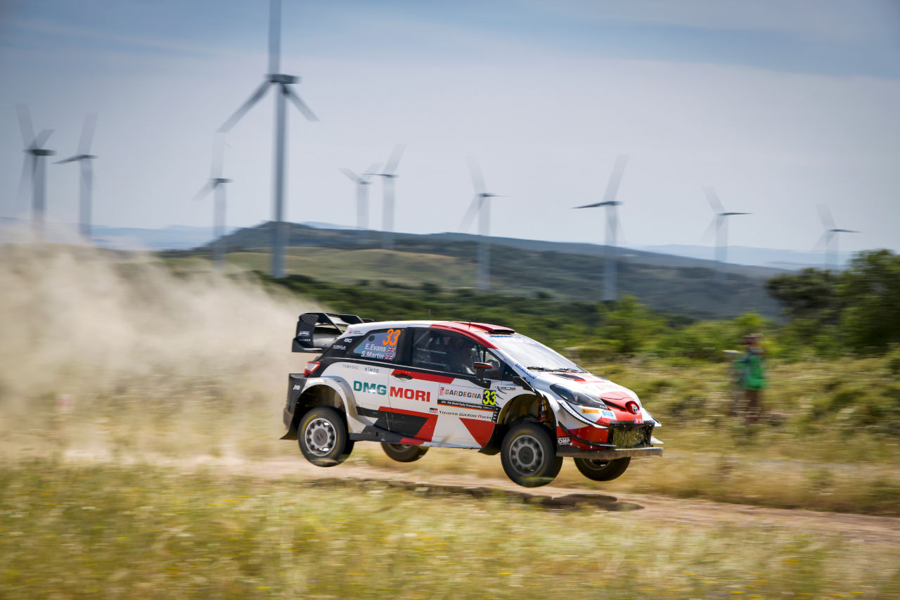 エルフィン・エバンス（トヨタ・ヤリスWRC）　2021年WRC第5戦イタリア