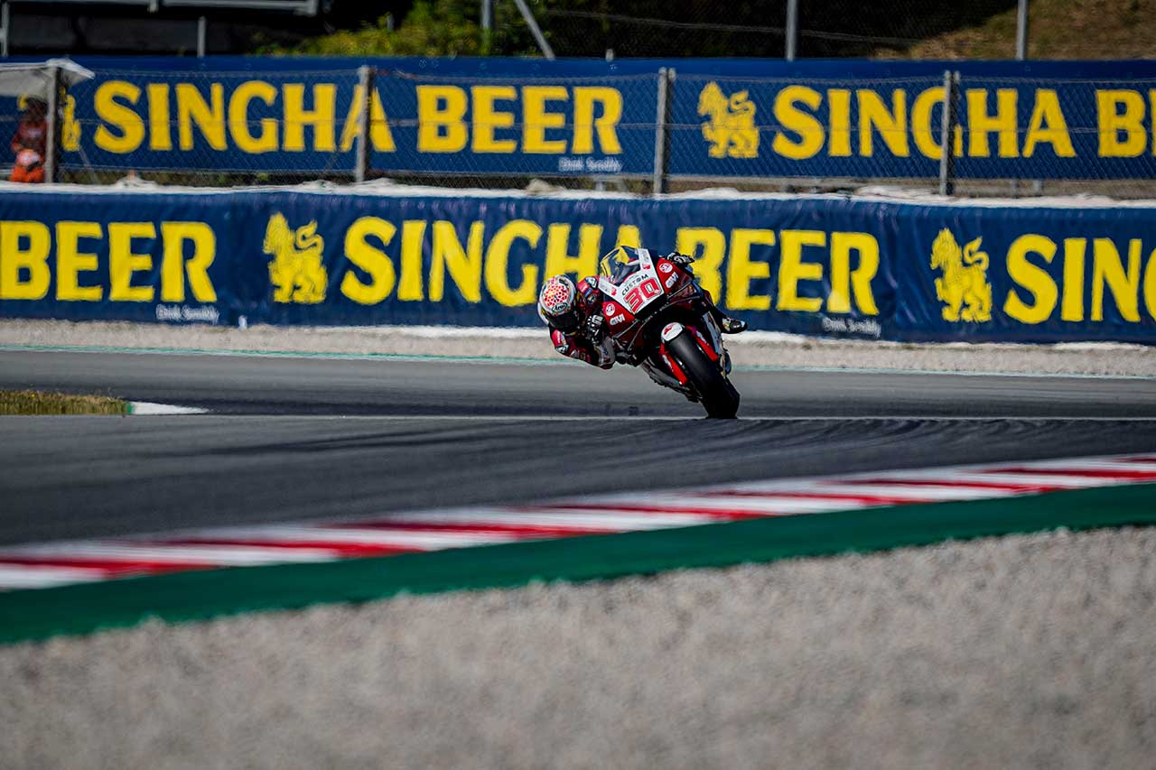 2021年MotoGP第7戦カタルーニャGP予選　中上貴晶（LCRホンダ・イデミツ）