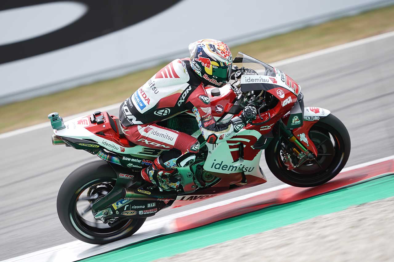 2021年MotoGP第7戦カタルーニャGP予選　中上貴晶（LCRホンダ・イデミツ）
