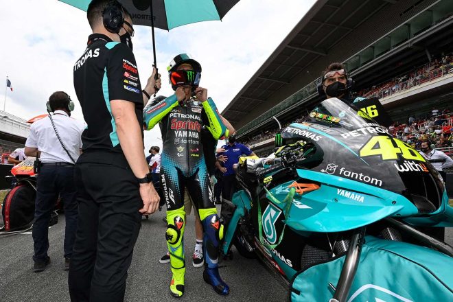 2021年MotoGP第7戦カタルーニャGP　バレンティーノ・ロッシ（ペトロナス・ヤマハSRT）