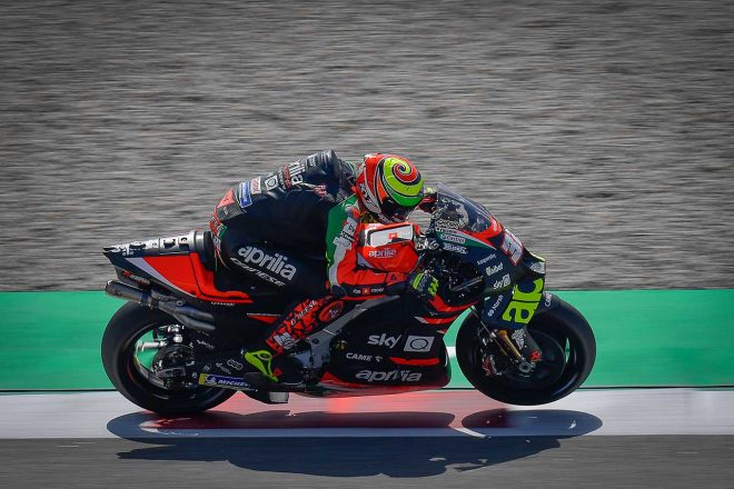 2021年MotoGPカタルーニャ公式テスト　ロレンツォ・サバドーリ（アプリリア・レーシング・チーム・グレシーニ）