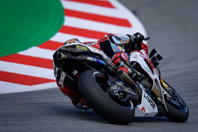 2021年MotoGPカタルーニャ公式テスト　中上貴晶（LCRホンダ・イデミツ）