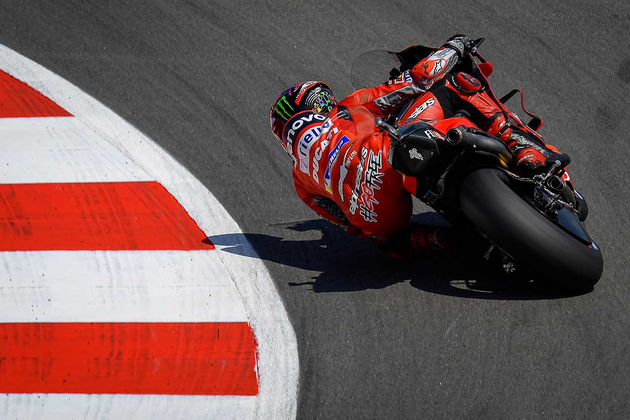 2021年MotoGPカタルーニャ公式テスト　フランセスコ・バニャイア（ドゥカティ・レノボ・チーム）