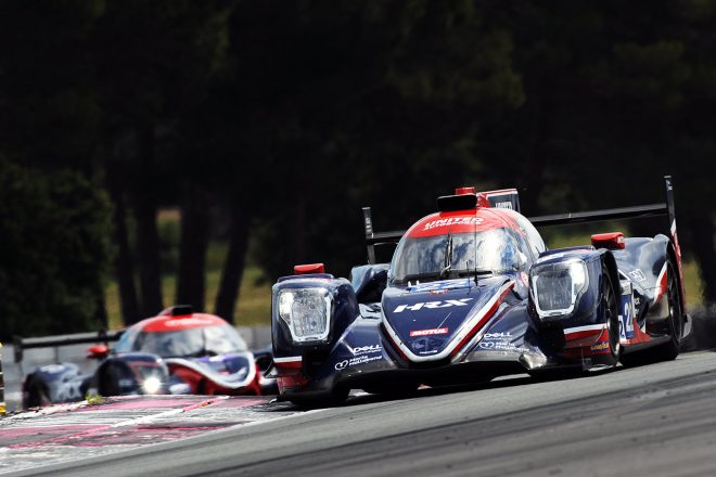 2位に入ったユナイテッド・オートスポーツの22号車。32号車も表彰台に登壇している。