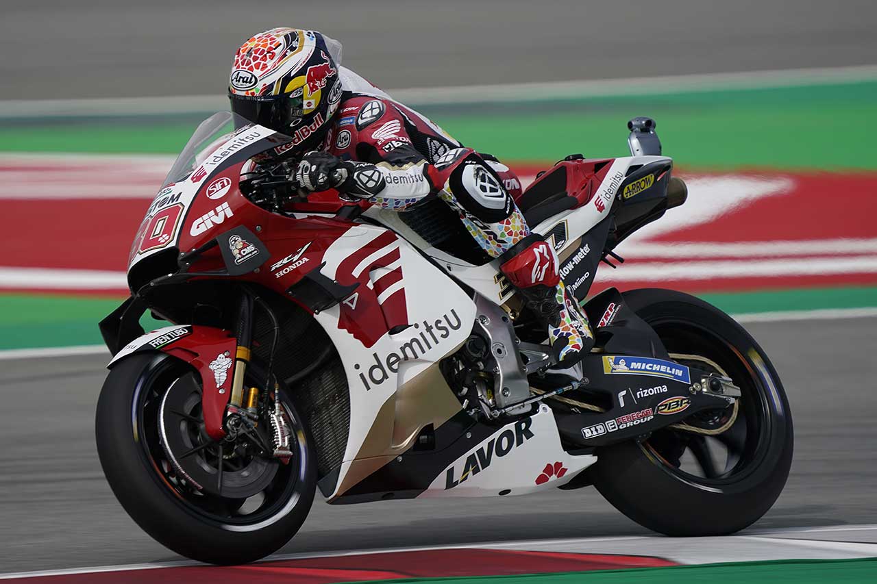 2021年MotoGPカタルーニャ公式テスト　中上貴晶（LCRホンダ・イデミツ）