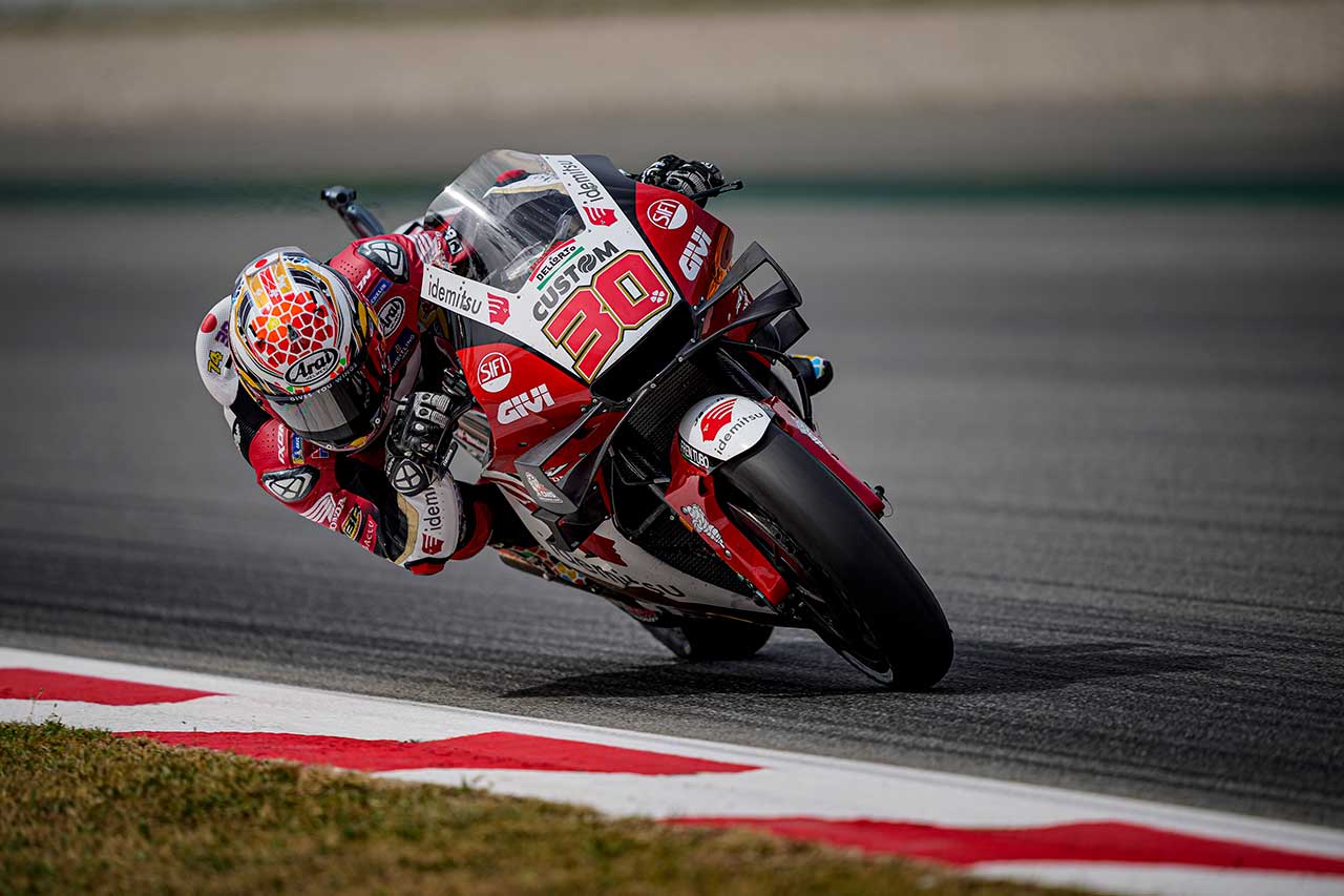2021年MotoGPカタルーニャ公式テスト　中上貴晶（LCRホンダ・イデミツ）