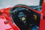 第11戦ベルギーGPでのステアリング。手が当たる部分にスケドーニ製レザーが貼られている