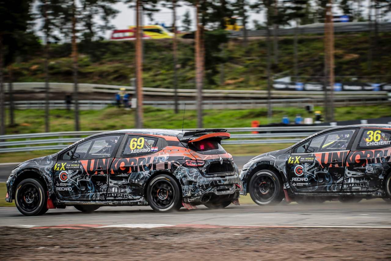 「これまで以上に速く走れるようになったと感じている」と自信を深めるアブリング（写真はルノー・クリオR.S.RXスーパーカー）