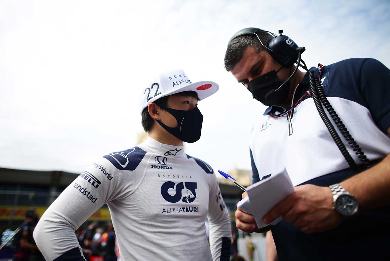 2021年F1第6戦アゼルバイジャンGP　角田裕毅（アルファタウリ・ホンダ）