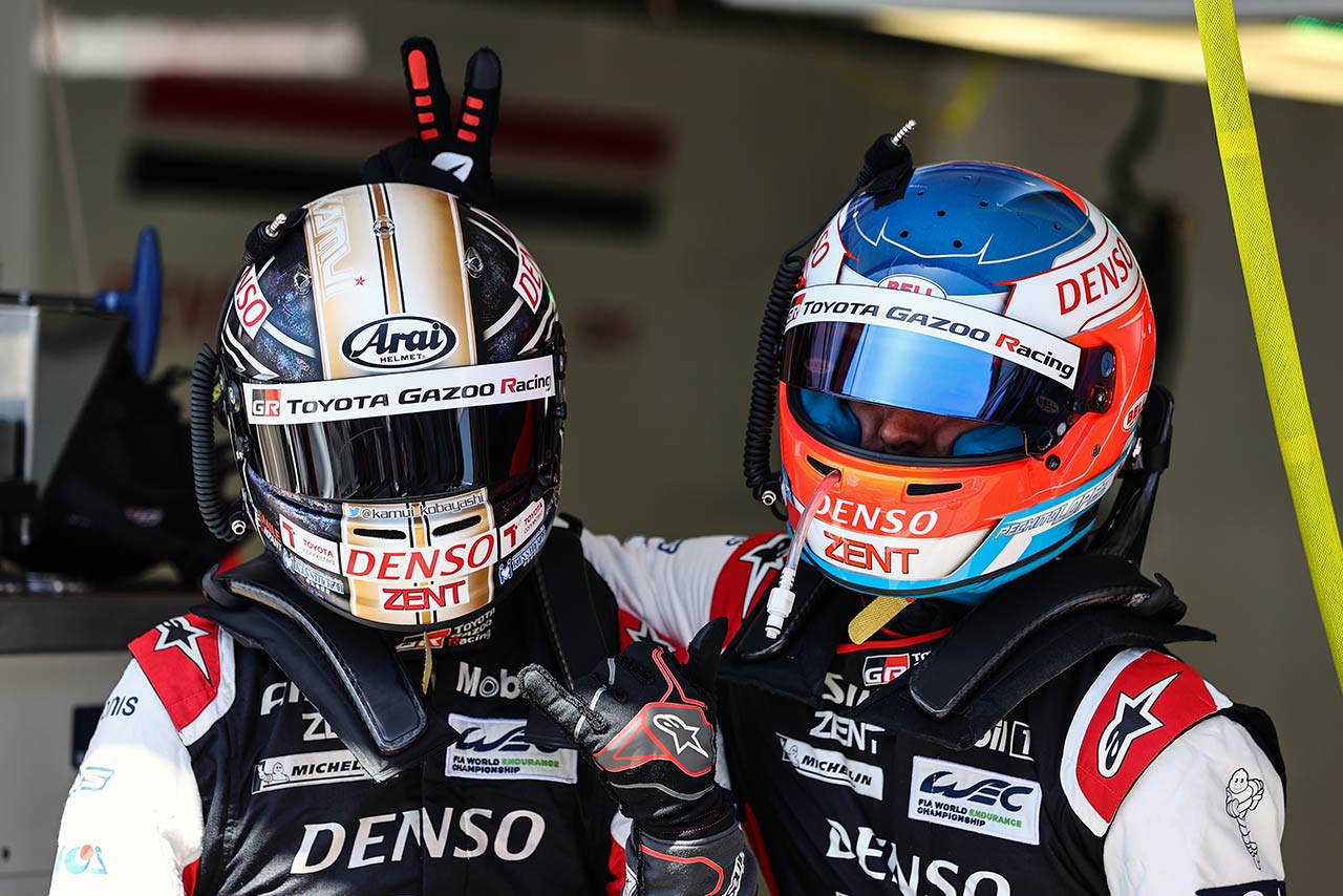 トヨタGAZOO Racing7号車の小林可夢偉とホセ・マリア・ロペス