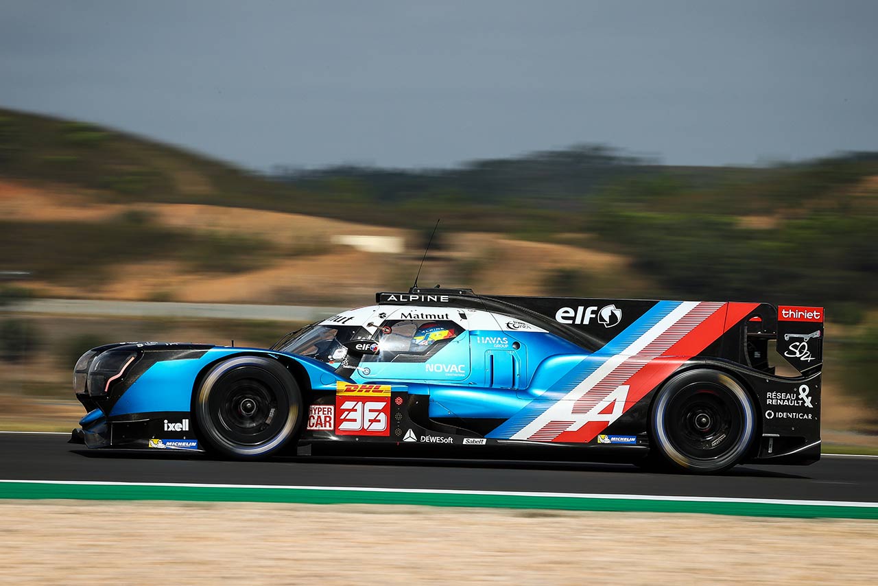 WEC第2戦で予選PPを獲得した、アルピーヌ・エルフ・マットミュートの36号車アルピーヌA480・ギブソン