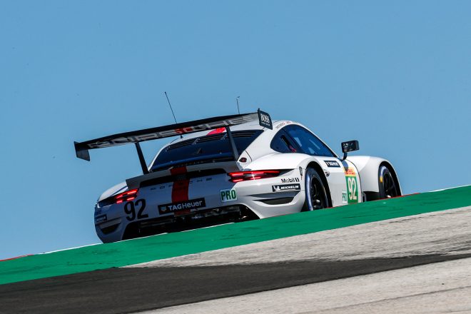 LMGTEプロクラスで最速タイムをマークしたポルシェGTチームの92号車ポルシェ911 RSR-19