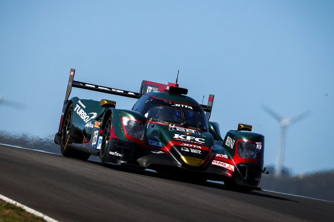 LMP2クラスの最速タイムをマークしたJOTAの28号車オレカ。トヨタ7号車からはコンマ6秒差