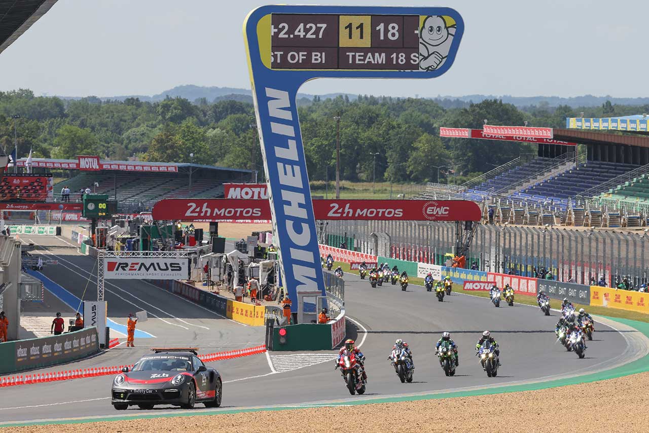 2021EWC第1戦ル・マン24時間 スタート後のセーフティカーラン