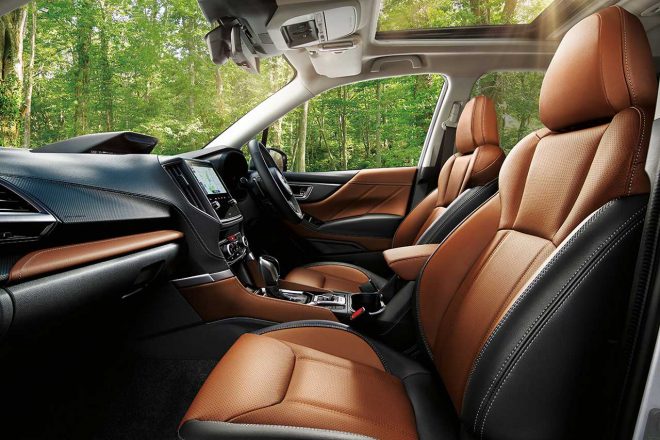 スバル・フォレスター大幅改良モデルのインテリア