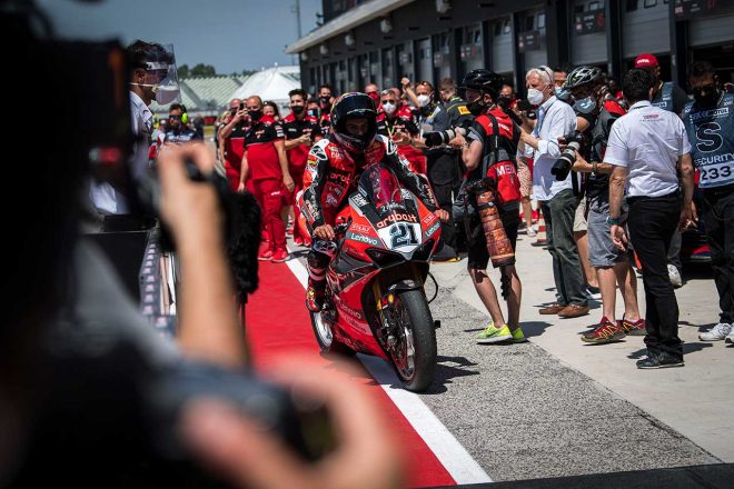 2021年SBK第3戦エミリア・ロマーニャ　マイケル・ルーベン・リナルディ（Aruba.it Racing - Ducati）