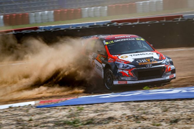 2018年からWorldRXに投入されたヒュンダイi20スーパーカー。グロンホルムとともに4年目のシーズンを迎える