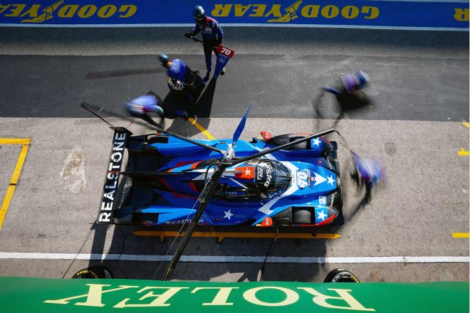 LMP2プロ／アマカテゴリーでランキングトップに立つリアルチーム・レーシング70号車。次戦からロイック・デュバルが復帰する