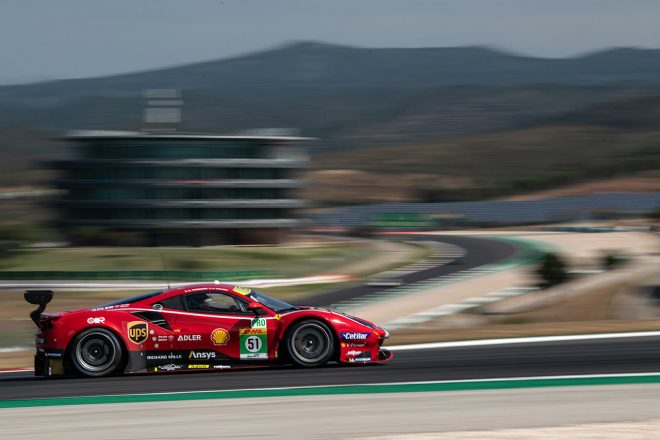 第2戦で勝利し、ランキングトップをいくAFコルセ51号車フェラーリ