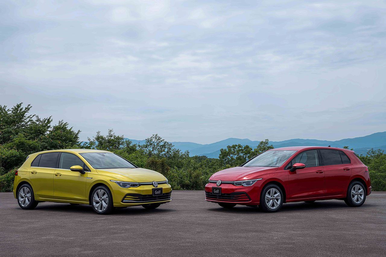 フォルクスワーゲン新型ゴルフ Etsi Style 左 と Etsi Active 右 フォルクスワーゲン 新型 ゴルフ 発表 8年ぶりの フルモデルチェンジで各部が大幅に進化の画像 写真 9 Autosport Web