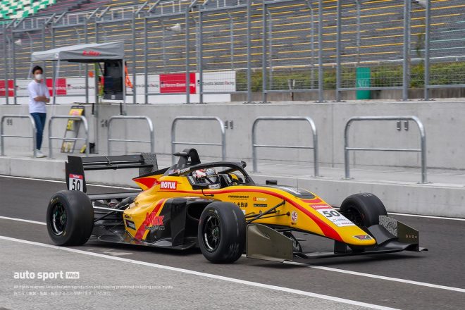 スーパーフォーミュラ参戦を前に、スーパーフォーミュラ・ライツの50号車を走らせた高星明誠