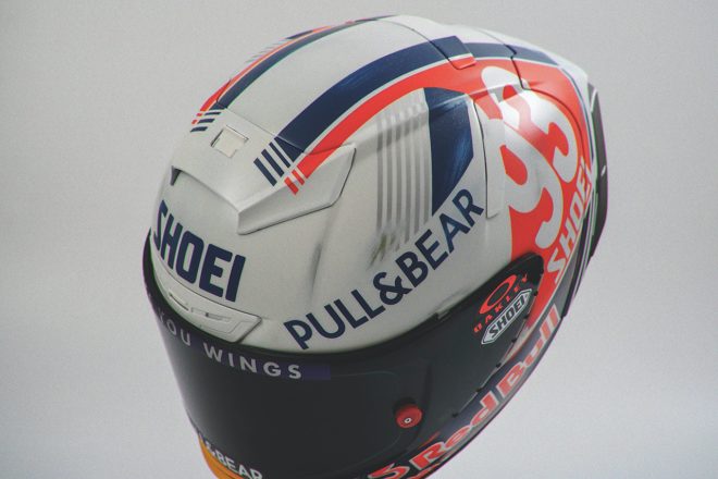 マルク・マルケスが2021MotoGP第8戦ドイツGPで使用するレトロなデザインのヘルメット