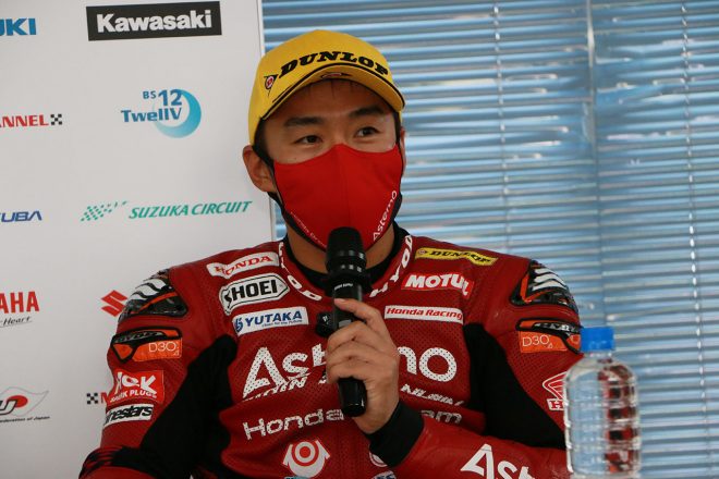 渡辺一馬（Astemo Honda Dream SI Racing）／2021年全日本ロード第4戦筑波 ST1000 レース1
