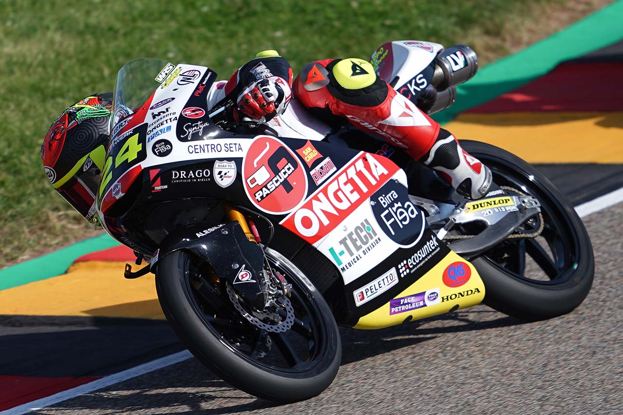 2021年MotoGP第8戦ドイツGP Moto3クラス：鈴木竜生（SIC58 Squadra Corse）