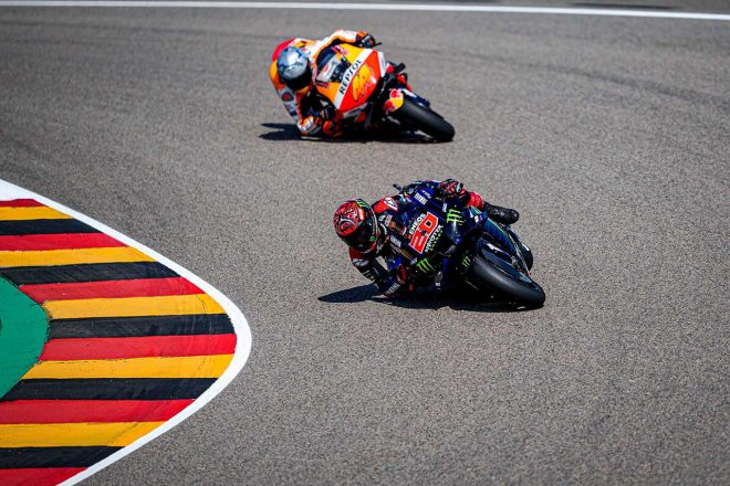2021年MotoGP第8戦ドイツGP ファビオ・クアルタラロ(モンスターエナジー・ヤマハMotoGP)