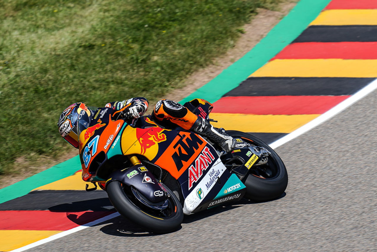 2021年MotoGP第8戦ドイツGP Moto2クラス：レミー・ガードナー（Red Bull KTM Ajo）