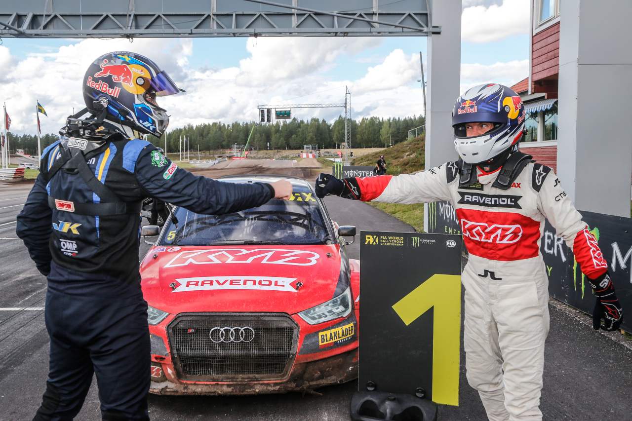 2020年もタイトル争いを展開したマティアス・エクストローム。エクストリームEでもドライバーとして勝負を繰り広げる間柄だ